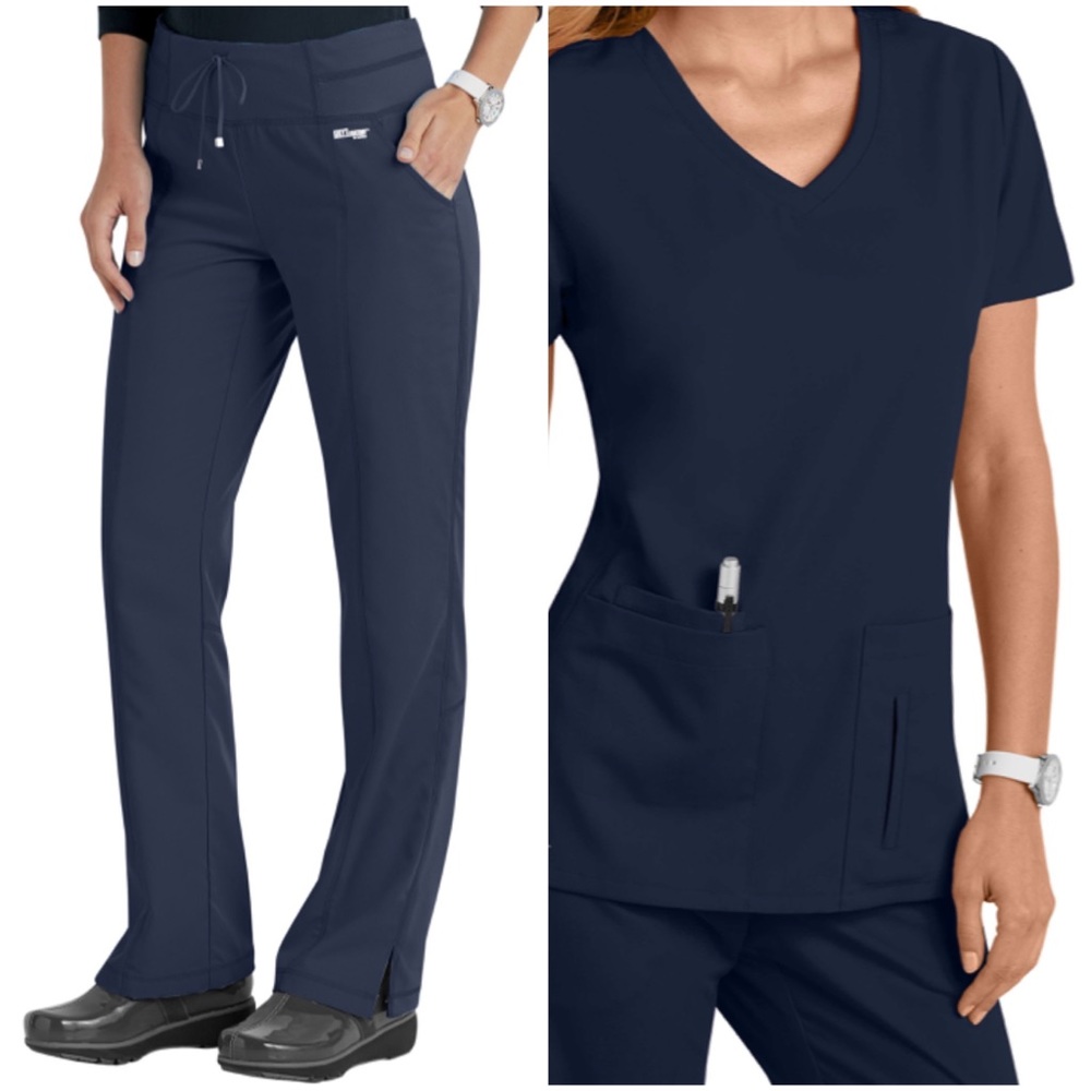 NWT Greys Anatomy by Barco Active Scrubs Set